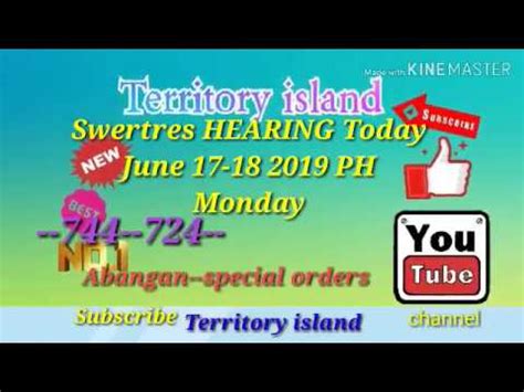 SWERTRES HEARING June 18, 2019 .